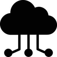 Cloud icon symbol image. Illustration of the hosting storage design vector