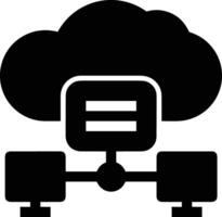 Cloud icon symbol image. Illustration of the hosting storage design vector