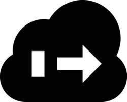 Cloud icon symbol image. Illustration of the hosting storage design vector