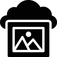 Cloud icon symbol image. Illustration of the hosting storage design vector