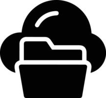 Cloud icon symbol image. Illustration of the hosting storage design vector