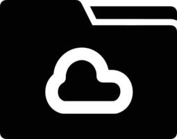 Cloud icon symbol image. Illustration of the hosting storage design vector
