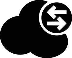 Cloud icon symbol image. Illustration of the hosting storage design vector