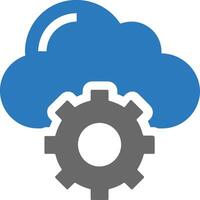 Cloud icon symbol image. Illustration of the hosting storage design vector