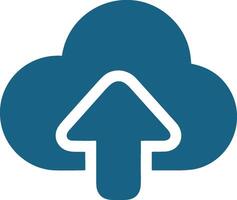 Cloud icon symbol image. Illustration of the hosting storage design vector