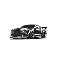 Car silhouette design on white background. car illustration.car logo vector