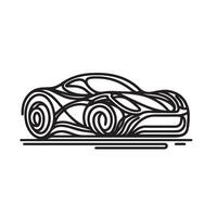 Car silhouette design on white background. car illustration.car logo vector