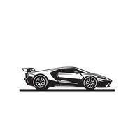 coche silueta diseño en blanco antecedentes. coche ilustración.coche logo vector