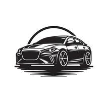 Car silhouette design on white background. car illustration.car logo vector