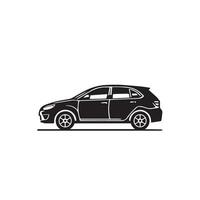 Car silhouette design on white background. car illustration.car logo vector