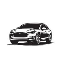 Car silhouette design on white background. car illustration.car logo vector