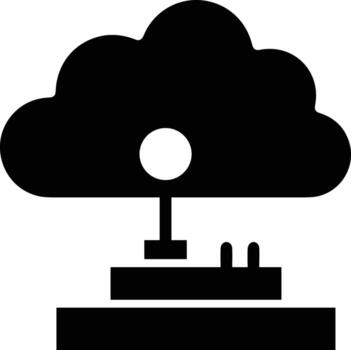 Cloud icon symbol image. Illustration of the hosting storage design vector