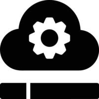 Cloud icon symbol image. Illustration of the hosting storage design vector