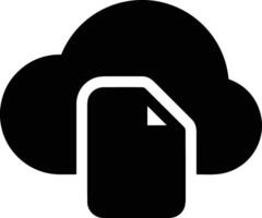 Cloud icon symbol image. Illustration of the hosting storage design vector