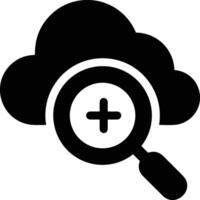 Cloud icon symbol image. Illustration of the hosting storage design vector