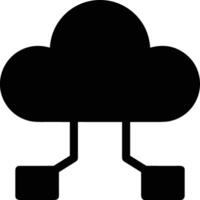 Cloud icon symbol image. Illustration of the hosting storage design vector