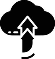 Cloud icon symbol image. Illustration of the hosting storage design vector