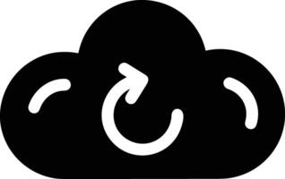 Cloud icon symbol image. Illustration of the hosting storage design vector