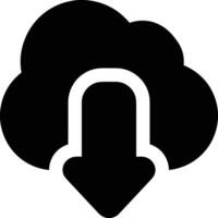 Cloud icon symbol image. Illustration of the hosting storage design vector