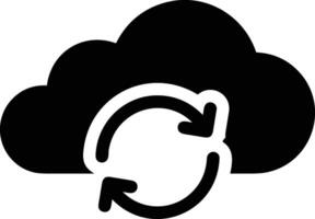 Cloud icon symbol image. Illustration of the hosting storage design vector