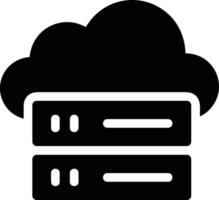 Cloud icon symbol image. Illustration of the hosting storage design vector