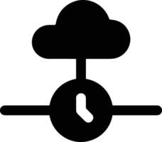 Cloud icon symbol image. Illustration of the hosting storage design vector