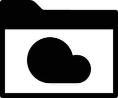 Cloud icon symbol image. Illustration of the hosting storage design vector