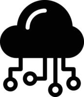 Cloud icon symbol image. Illustration of the hosting storage design vector