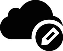 Cloud icon symbol image. Illustration of the hosting storage design vector