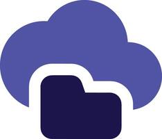 Cloud icon symbol image. Illustration of the hosting storage design vector