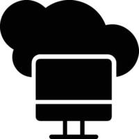 Cloud icon symbol image. Illustration of the hosting storage design vector