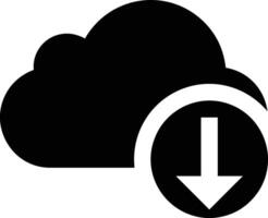 Cloud icon symbol image. Illustration of the hosting storage design vector