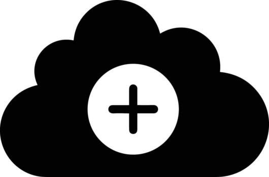 Cloud icon symbol image. Illustration of the hosting storage design vector