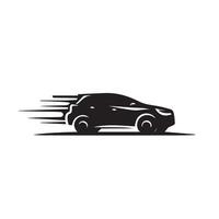 Car silhouette design on white background. car illustration.car logo vector