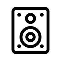 Audio speaker design in in modern and trendy style vector