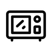 Well designed icon of microwave oven in trendy style, easy to use vector