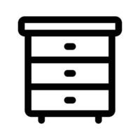 Have a look at this amazing icon of drawer, ready to use vector