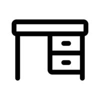 Download this premium of Study table in editable style, ready to use icon vector