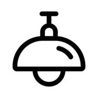 A well designed icon of lamp, icon of roof bulb in editable style vector