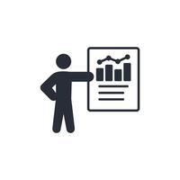 analytics icon. .Editable stroke.linear style sign for use web design,logo.Symbol illustration. vector