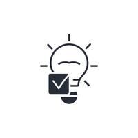 idea icon. .Editable stroke.linear style sign for use web design,logo.Symbol illustration. vector