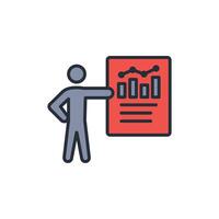 analytics icon. .Editable stroke.linear style sign for use web design,logo.Symbol illustration. vector