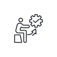 desarrollo icono. .editable trazo.lineal estilo firmar para utilizar web diseño,logotipo.símbolo ilustración. vector