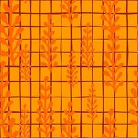Stylish seamless leaf pattern with a modern twist. vector