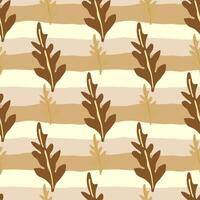 Nature-themed seamless background. vector