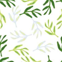 Elegant seamless leaf pattern. vector