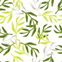 Elegant seamless leaf pattern. vector