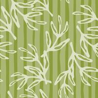 Elegant seamless leaf pattern. vector