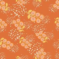 Chic and simple floral pattern. vector