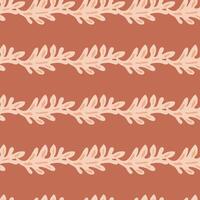 Botanical seamless backdrop featuring foliage. vector